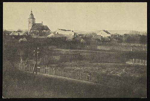 Kościół parafialny św. Elżbiety w 1916 r.