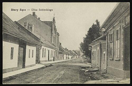 Ulica Sobieskiego w latach 1920–1922